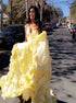 A Line Sweetheart Chiffon Asymmetrical Prom Dresses LBQ1673